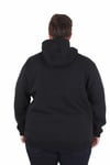 Starbattal Büyük Beden Unisex Kapüşonlu 3ip Sweat 11701 SIYAH