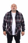 Starbattal Kangaroo Pocket Oduncu Sweat-Gömlek Stripe 22209-1418