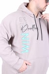 Starbattal Büyük Beden Kapüşonlu Sweat Double Face Winter 25700 BEJ