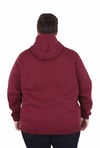 Starbattal Büyük Beden Unisex Kapüşonlu 3ip Sweat 11701 MURDUM
