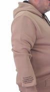 Starbattal Fermuarlı Kapuşonlu Büyük Beden Sweat Freadom 23219 S.KAHVE