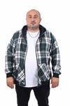 Starbattal Kangaroo Pocket Oduncu Sweat-Gömlek Stripe 22209-1436