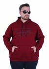 Starbattal Büyük Beden 3ip Kapüşonlu Sweat Let's Go 25720 MURDUM