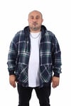 Starbattal Kangaroo Pocket Oduncu Sweat-Gömlek Stripe 22209-1445