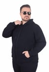 Starbattal Büyük Beden Unisex Kapüşonlu 3ip Sweat 11701 LACIVERT
