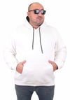 Starbattal Büyük Beden Erkek Basic Sweat Kapüşonlu 11700-4417