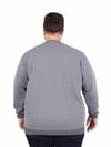 Starbattal Büyük Beden Sıfır Yaka Classic Sweat 23216 ANTRASIT