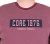 Starbattal Erkek Büyük Beden Sıfır Yaka 3ip Sweat Core 1975 24209 Eflatun