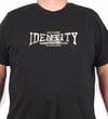 Starbattal Erkek Büyük Beden Sıfır Yaka Tişört Identity 25189 SIYAH