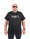 Starbattal Erkek Büyük Beden Sıfır Yaka Tişört Identity 25189 SIYAH