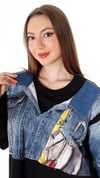 Denim Baskılı Tunık