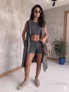 Gabardin Yıkamalı Hirka ElbiseshE TekstilGabardin Yıkamalı Hirka Elbise