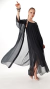 İtalyan İpek Kaftan Antrasit