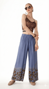 İtalyan Leopar Desen Saten PantolonshE Tekstilİtalyan Leopar Desen Saten Pantolon Haki