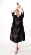 İtalyan Oversize Keten Elbise