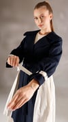 İtalyan Style Asterli Trençkot lacivertshE Tekstilİtalyan Style Asterli Trençkot Lacivert