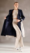 İtalyan Style Asterli Trençkot lacivertshE Tekstilİtalyan Style Asterli Trençkot Lacivert