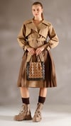 İtalyan Style Asterli Trençkot TaşshE Tekstilİtalyan Style Asterli Trençkot Taş