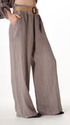İtalyan Tek Size Oversize Dantelli  Keten Takım