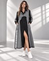 Kot Garnili Oversize Tasarım Gömlek ElbiseshE TekstilKot Garnili Oversize Tasarım Gömlek Elbise
