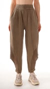 Paça Fileli Keten Şalvar