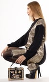 Sch Pulpayetli Leopar Oversize Tunık