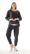 Taşlı Pamuklu Sweat