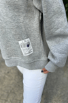 ARKASI FERMUARLI SWEATSHIRT