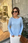 BİSİKLET YAKA BASIC İNCE TRİKO KAZAK