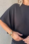 BİSİKLET YAKA YARASA KOL TRİKO KAZAK