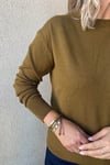 BİSİKLET YAKA YÜNLÜ BASIC TRİKO KAZAK