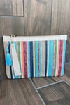 ÇİZGİLİ DOKUMA CLUTCH ÇANTA