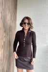 DİK YAKA ÇITÇITLI TRİKO KAZAK
