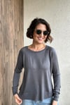 DİLVİN BASIC İNCE TRİKO KAZAK - Antrasit