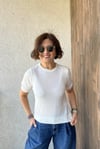 DİLVİN LYOCELL KARIŞIMLI MİNİMAL BLUZ - Ekru 