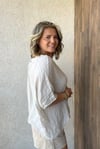 İTALYAN FİLE TAŞ RENGİ BLUZ