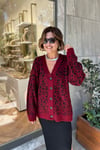 LEOPAR DESEN  ŞARDONLU HIRKA