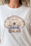 OCEANIC BASKILI OVERSİZE TİŞÖRT
