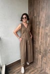 OLİVE V YAKA KEMERLİ TULUM