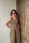 OLİVE V YAKA KEMERLİ TULUM