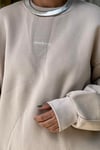 PRİNCESS BEJ RENGİ OVERSİZE SWEATSHIRT