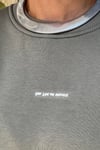 PRİNCESS HAKİ OVERSİZE SWEATSHIRT
