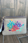 RENKLİ MERCAN CLUTCH ÇANTA