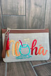 TROPİKAL ALOHA CLUTCH ÇANTA - Prime Serisi