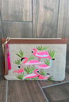 TROPİKAL FLAMİNGO CLUTCH ÇANTA - Prime Serisi