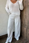 YUMUŞACIK TENCEL JEAN PANTOLON - Taş