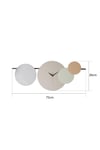 MUYİKA Maxico Metal 75-30cm Dekoratif Duvar Saati (Mavi-Lila-Yeşil-Kahve) MDS-50