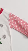 1-2-3 Yaş Kız Bebek Yeni Yıl Baskılı Uzun Kollu 2'li Pijama Takımı