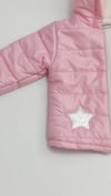 9-24 Ay Kız Bebek Star Montlu Takım Pembe