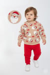 Bebek Yılbaşı Konsept Sweat Takım Hoho Noel Unisex